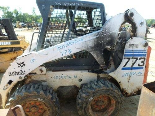 Used Bobcat 773 Skid Steer Loader parts.