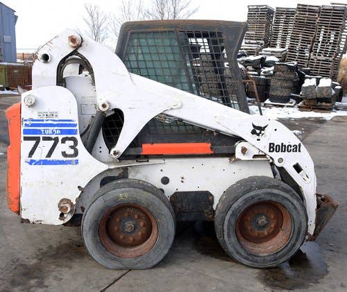 Used Bobcat 773 Skid Steer Loader parts.