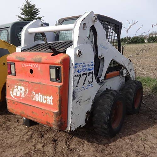 Used Bobcat 773 Skid Steer Loader parts.