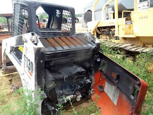 Used Bobcat S130 Skid Steer Loader parts.