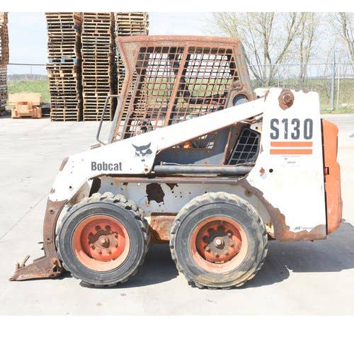 Used Bobcat S130 Skid Steer Loader parts.