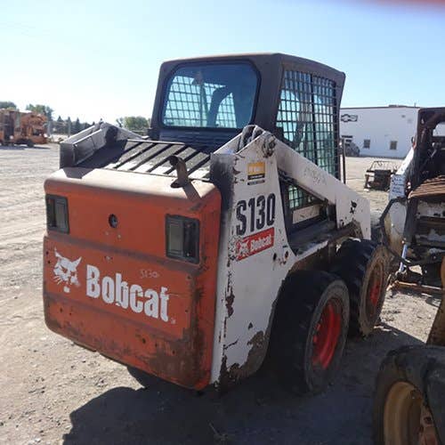 Used Bobcat S130 Skid Steer Loader parts.