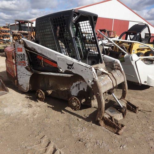 Used Bobcat S130 Skid Steer Loader parts.