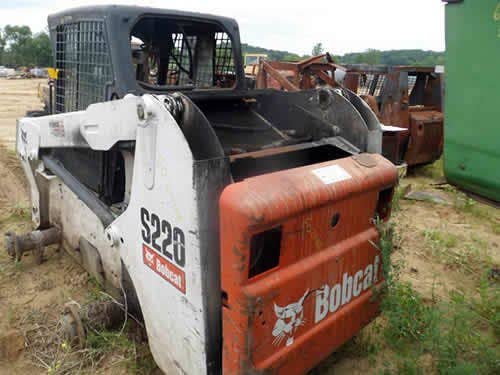 Used Bobcat S220 Skid Steer Loader parts.