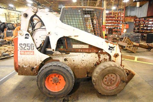 Used Bobcat S250 Skid Steer Loader parts.