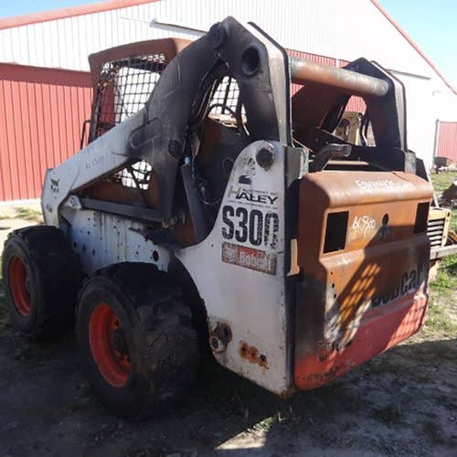 Used Bobcat S300 Skid Steer Loader parts.