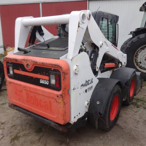 Used Bobcat S650 Skid Steer Loader parts.