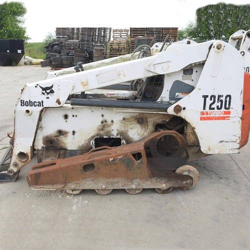 Used Bobcat T250 Skid Steer Loader parts.