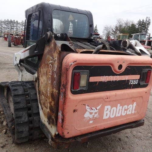 Used Bobcat T550 Skid Steer Loader parts.