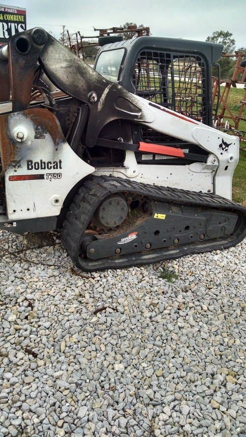 Used Bobcat T750 Skid Steer Loader parts.