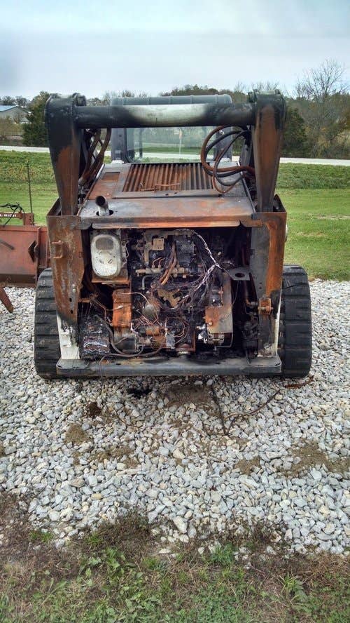 Used Bobcat T750 Skid Steer Loader parts.