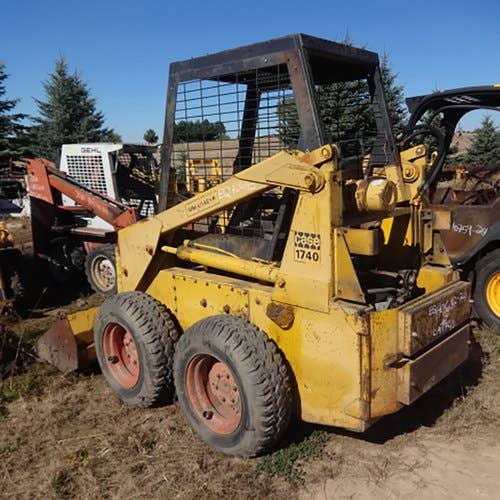 Used Case 1740 Skid Steer Loader parts.
