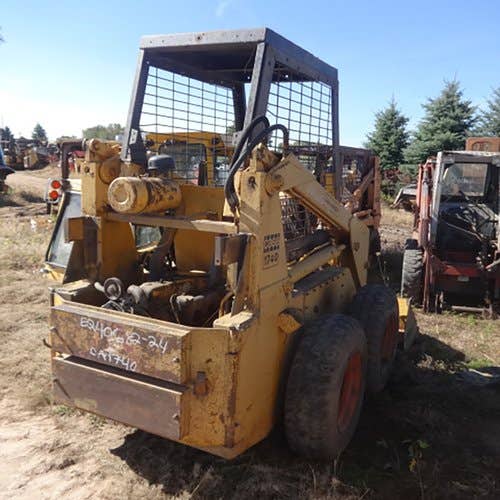 Used Case 1740 Skid Steer Loader parts.