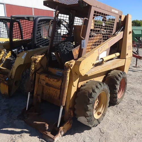 Used Case 1838 Skid Steer Loader parts.