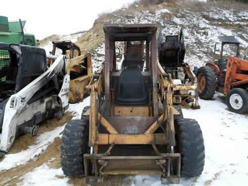 Used Case 1845B Skid Steer Loader parts.