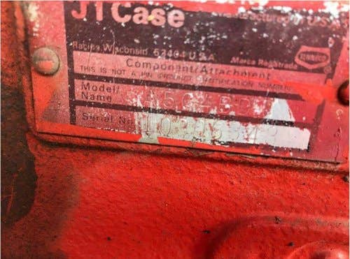 1980 Used Case 2390 Tractor parts.