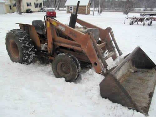 Used Case 380B Tractor parts.