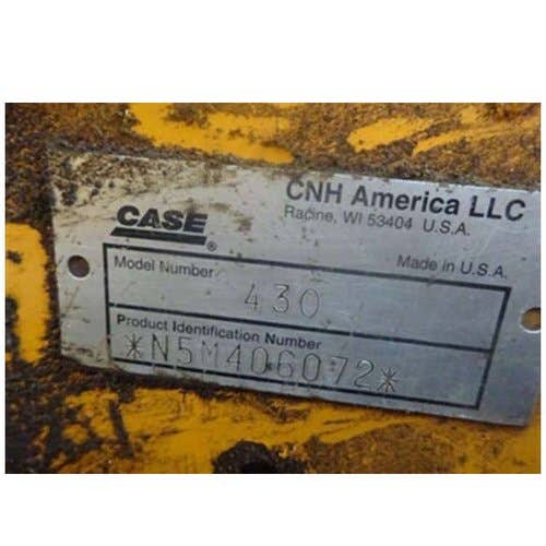 2005 Used Case 430 Skid Steer Loader parts.