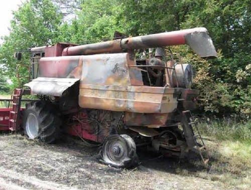 1992 Used Case IH 1660 Combine parts.