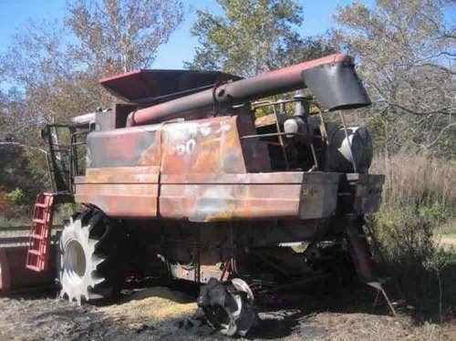 1989 Used Case IH 1660 Combine parts.