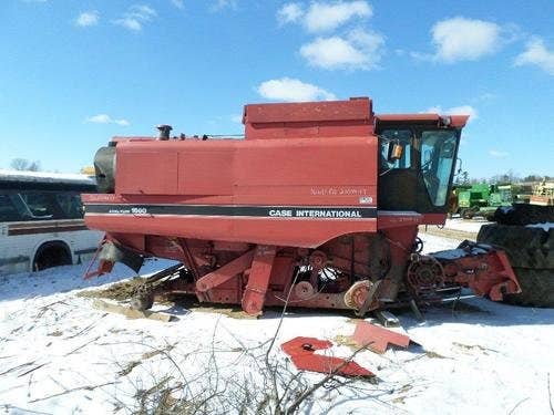 1990 Used Case IH 1660 Combine parts.