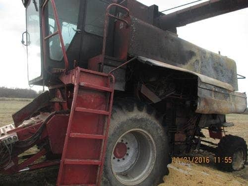 1990 Used Case IH 1660 Combine parts.