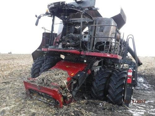 1987 Used Case IH 1660 Combine parts.