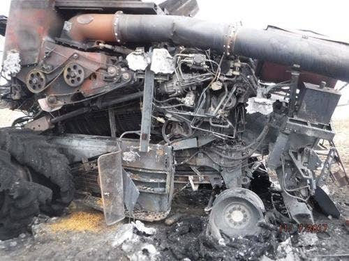 1987 Used Case IH 1660 Combine parts.