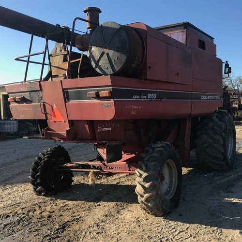 1990 Used Case IH 1660 Combine parts.