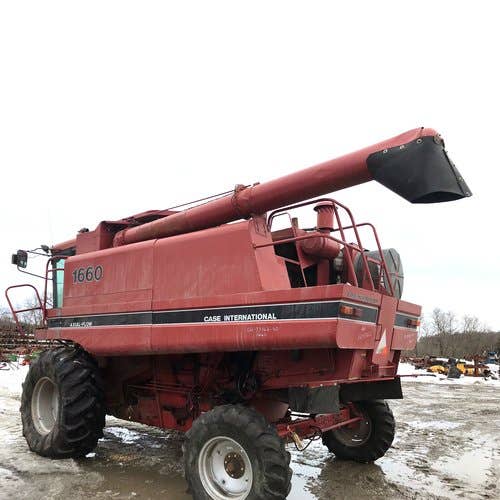 Used Case IH 1660 Combine parts.