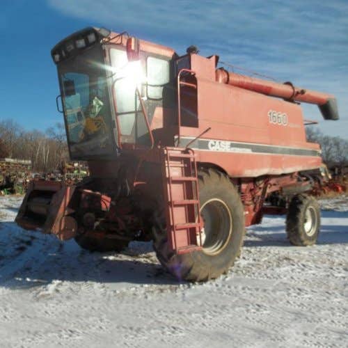 Used Case IH 1660 Combine parts.