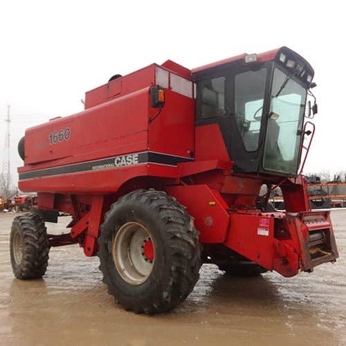 Used Case IH 1660 Combine parts.