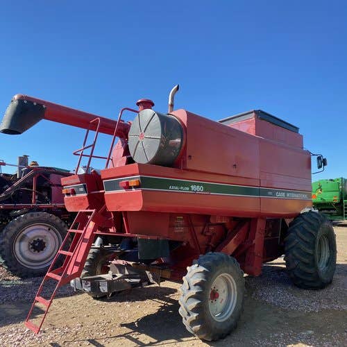 Used Case IH 1660 Combine parts.