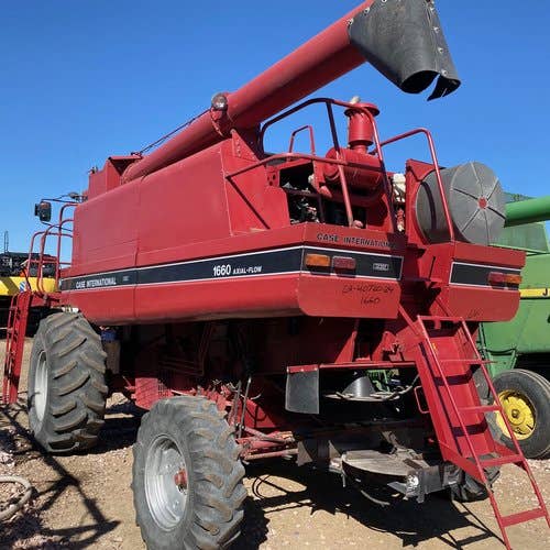 Used Case IH 1660 Combine parts.