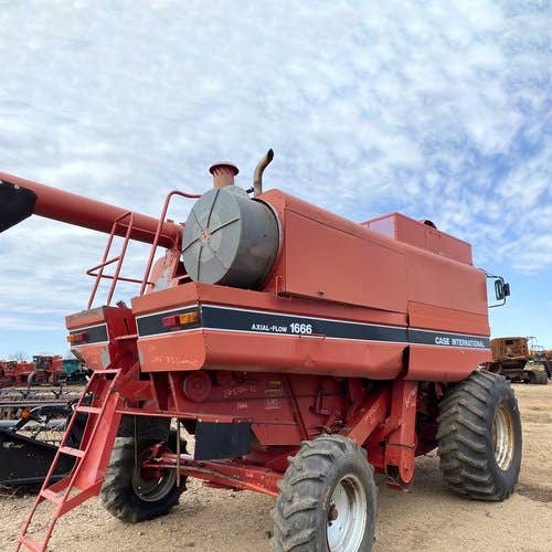 Used Case IH 1666 Combine parts.