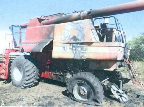 1992 Used Case IH 1680 Combine parts.