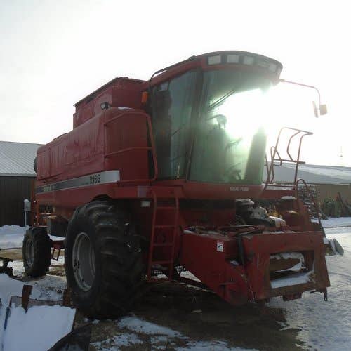 Used Case IH 2166 Combine parts.