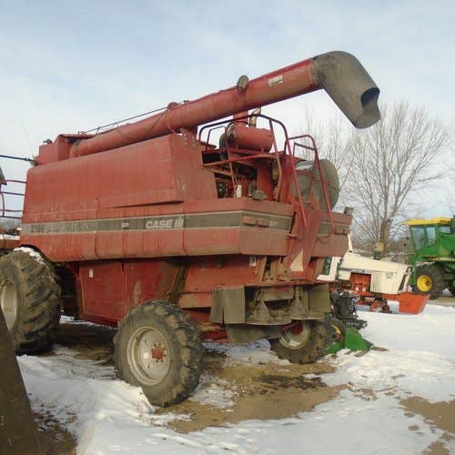 Used Case IH 2166 Combine parts.