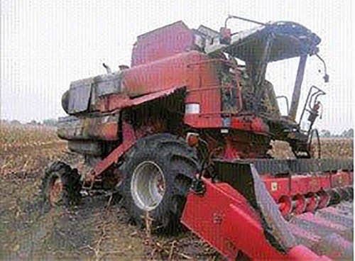 1996 Used Case IH 2188 Combine parts.