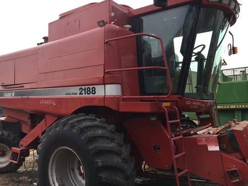 Used Case IH 2188 Combine parts.