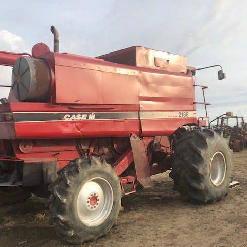 Used Case IH 2188 Combine parts.