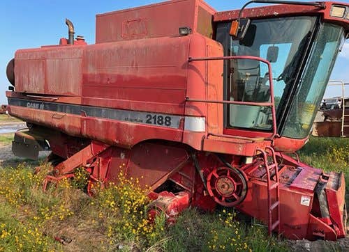 Used Case IH 2188 Combine parts.