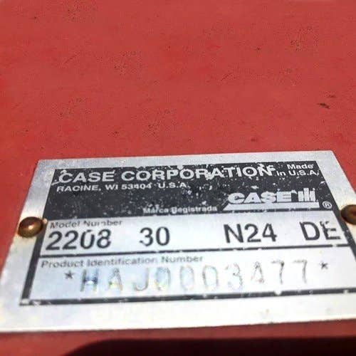 Used Case IH 2208 Header parts.