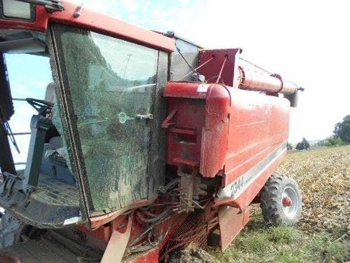Used Case IH 2344 Combine parts.