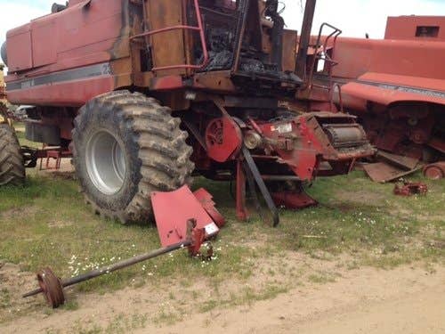 2002 Used Case IH 2366 Combine parts.