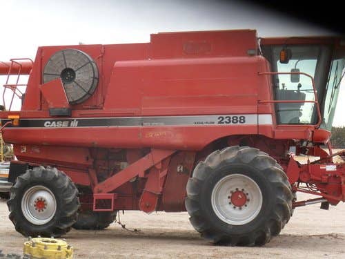 Used Case IH 2388 Combine parts.
