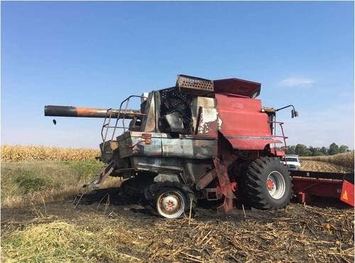 2003 Used Case IH 2388 Combine parts.