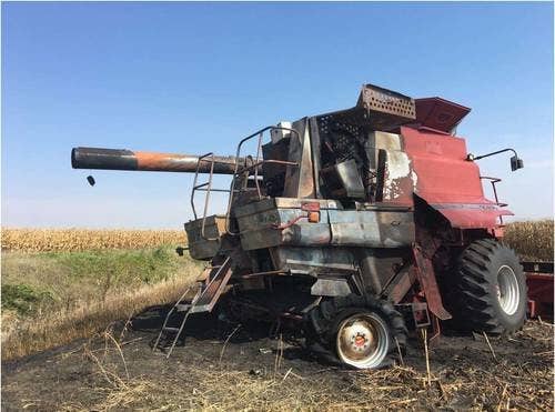 2003 Used Case IH 2388 Combine parts.