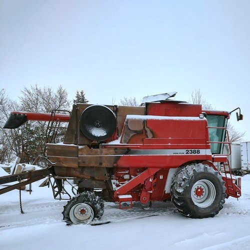Used Case IH 2388 Combine parts.