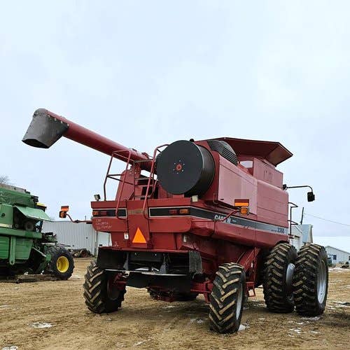 Used Case IH 2388 Combine parts.